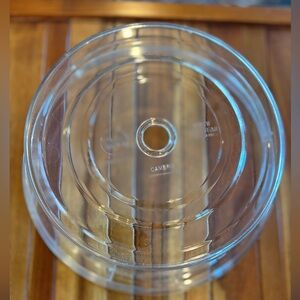 Lot of 5 Cambro Camwear Clear Round Plastic Plate Cover